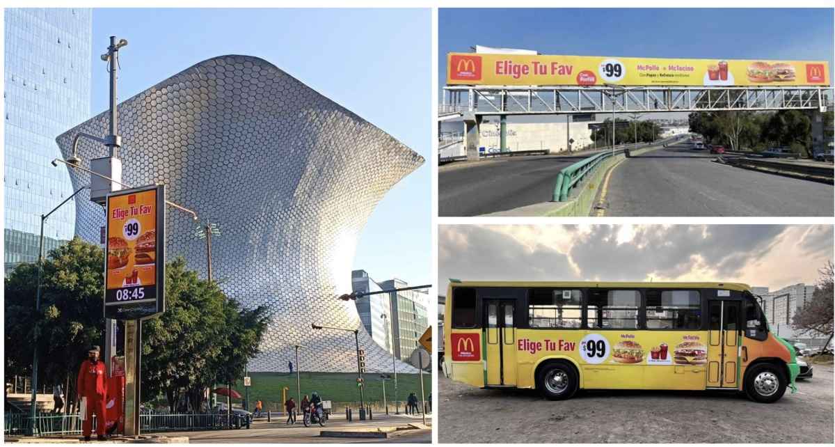 Portada de McDonald's llevó a cabo la campaña de OOH “Elige tu Fav”, integralmente desarrollada por Latcom en México