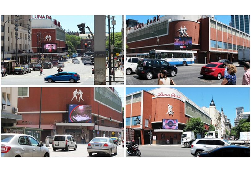 Portada de GDI Media comercializa las nuevas pantallas LED del Luna Park