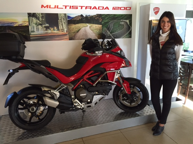 Portada de Llave, junto a Ducati en el lanzamiento de Multistrada 1200