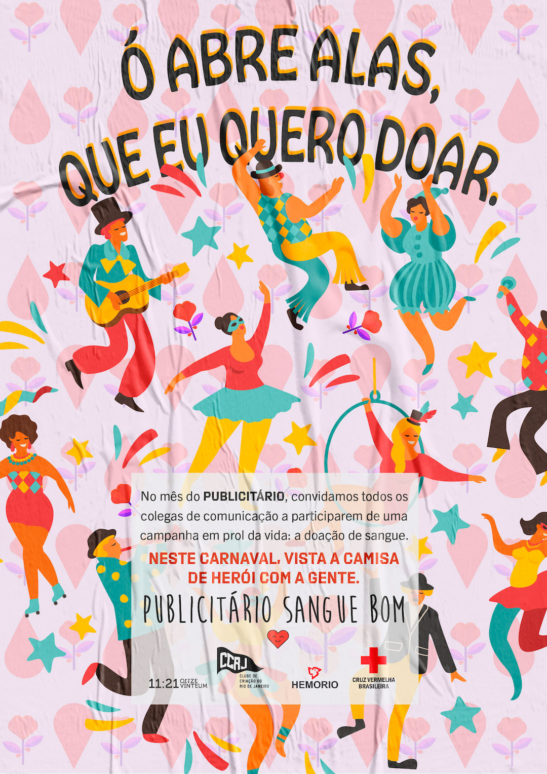 Portada de "Publicitario Sangre Bueno", una iniciativa del Club de Creatividad de Río de Janeiro y Onzevinteum