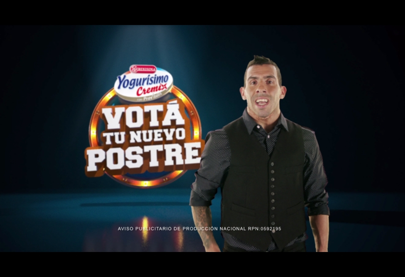 Portada de Yogurísimo Cremix, Carlitos Tévez y una difícil decisión en su nueva campaña