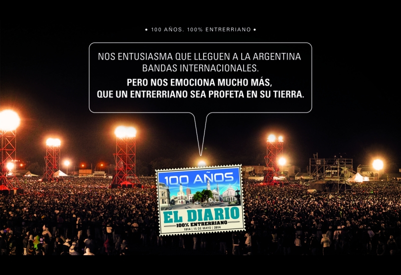 Portada de CBA/Bartolomé presenta  “100 años, 100% entrerriano” para El Diario de Paraná