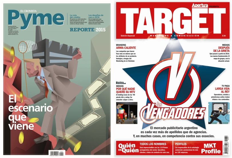 Portada de Llegan One Shot Pyme y la edición anual de Revista Target