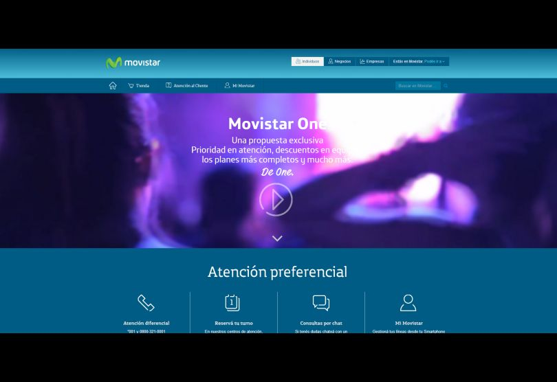 Portada de Beneficios de Movistar One