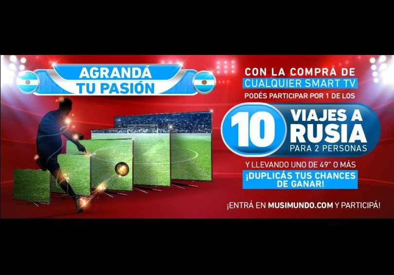 Portada de Musimundo presenta Rusificate, una promoción para ganar un viaje para dos personas al Mundial