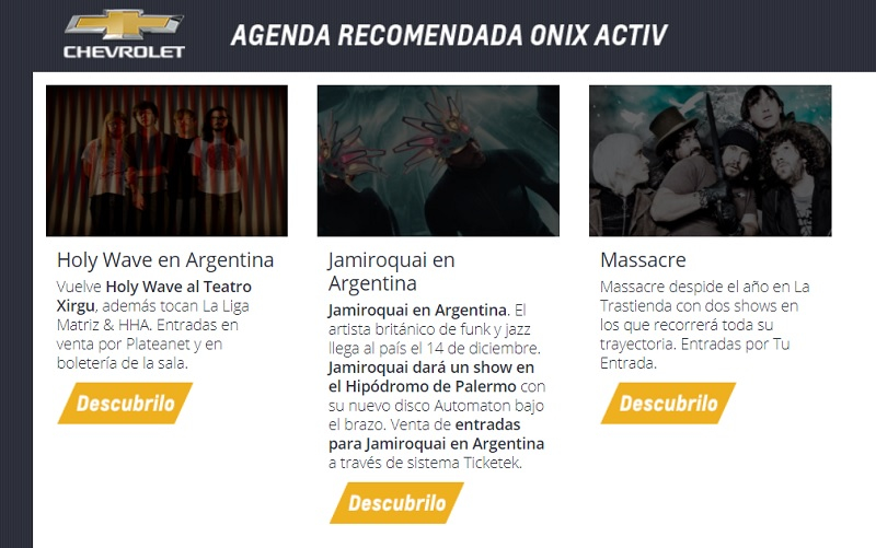 Portada de Branded Content en Vuenoz para Chevrolet Onix