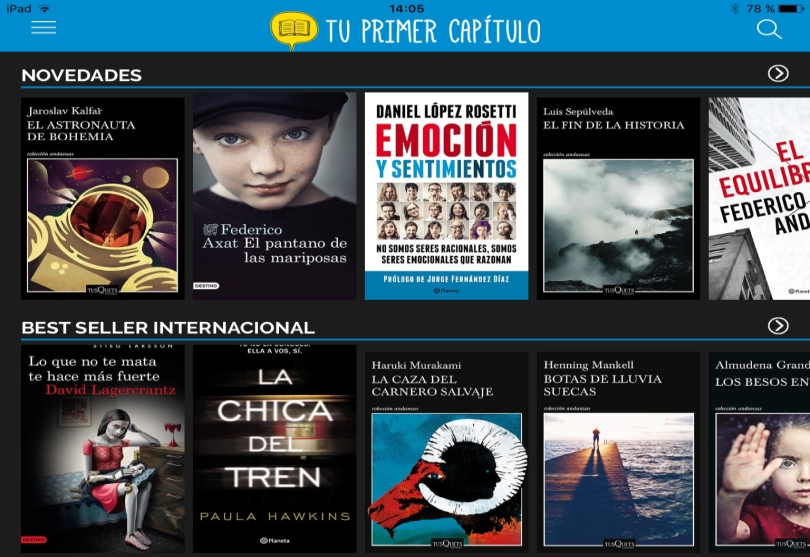 Portada de Grupo Planeta lanza la aplicación “Tu Primer Capítulo”
