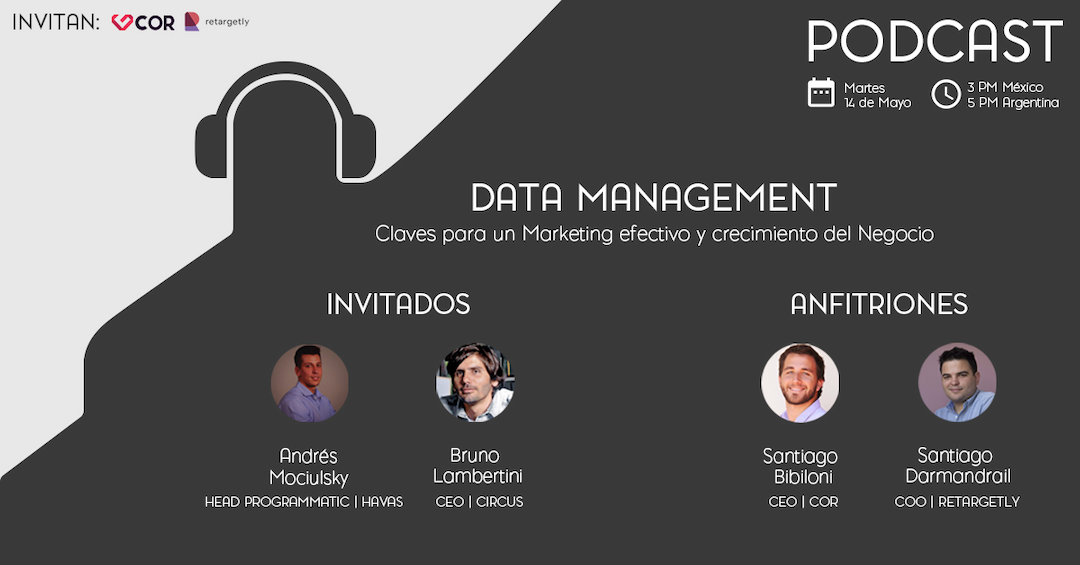 Portada de COR presenta un Podcast Online sobre Data Management en agencias