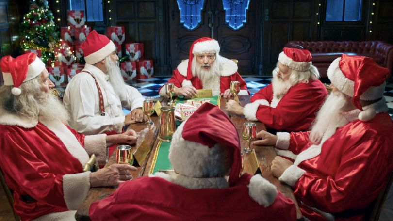 Portada de "Santas reuniones", el nuevo comercial de Hermida para Nucrem