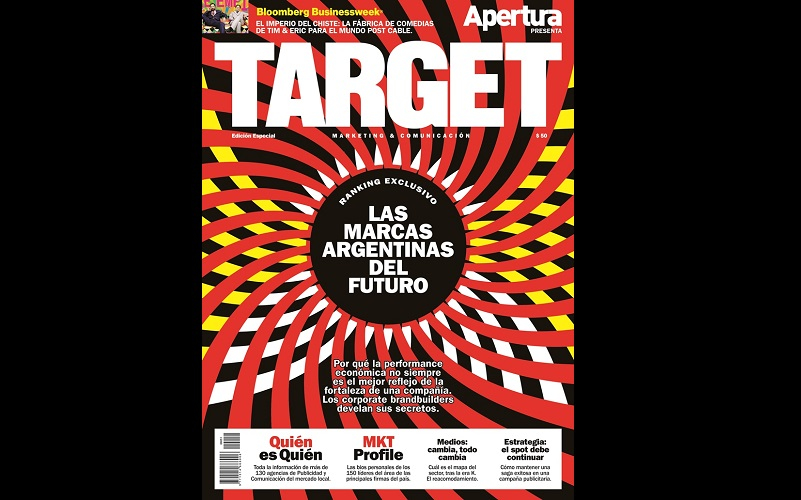 Portada de Especial de revista Target: "Las Marcas Argentinas del Futuro"