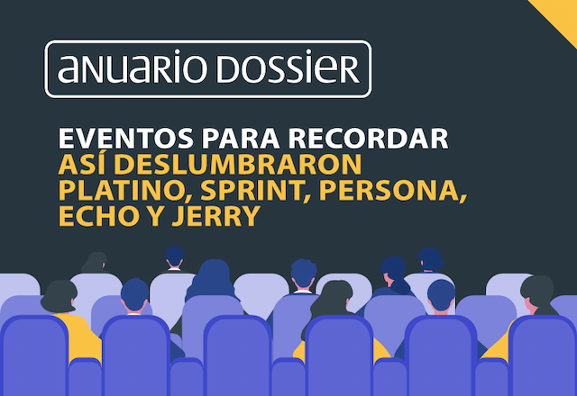 Portada de El año de Dossier en eventos:  Platino, Sprint, Persona, Echo y Jerry 2024