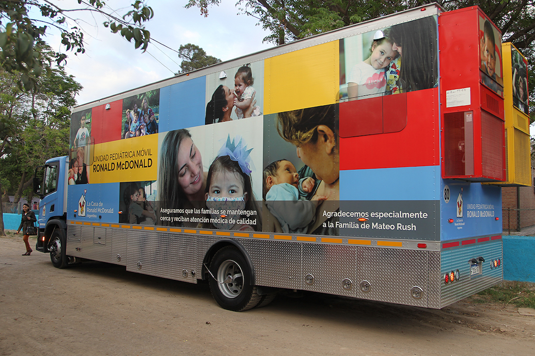 Portada de SKRB creó el sistema digital de la Unidad Pediátrica Móvil de Casa Ronald McDonald