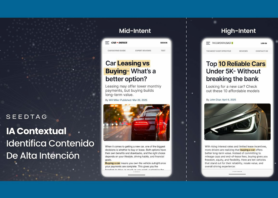 Portada de Seedtag quiere identificar la intención del usuario en tiempo real con IA