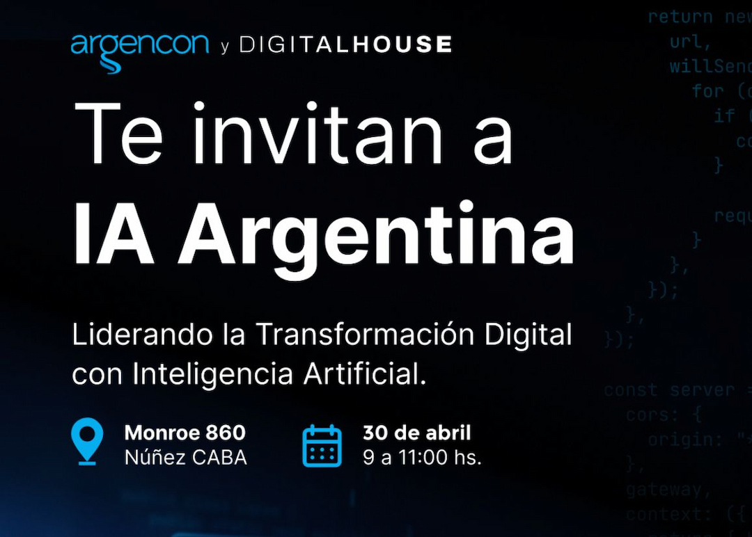 Portada de Argencon y Digital House lanzan el programa "IA Argentina"