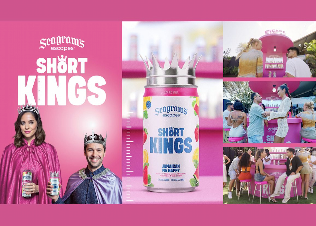 Portada de Founders Agency creó “Short Kings”para Seagram’s Escapes que desafía las paradigmas tradicionales de las citas 