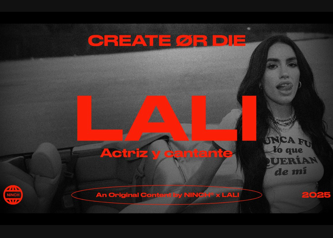 Portada de Lali se suma a Create or Die, la serie original de NINCH