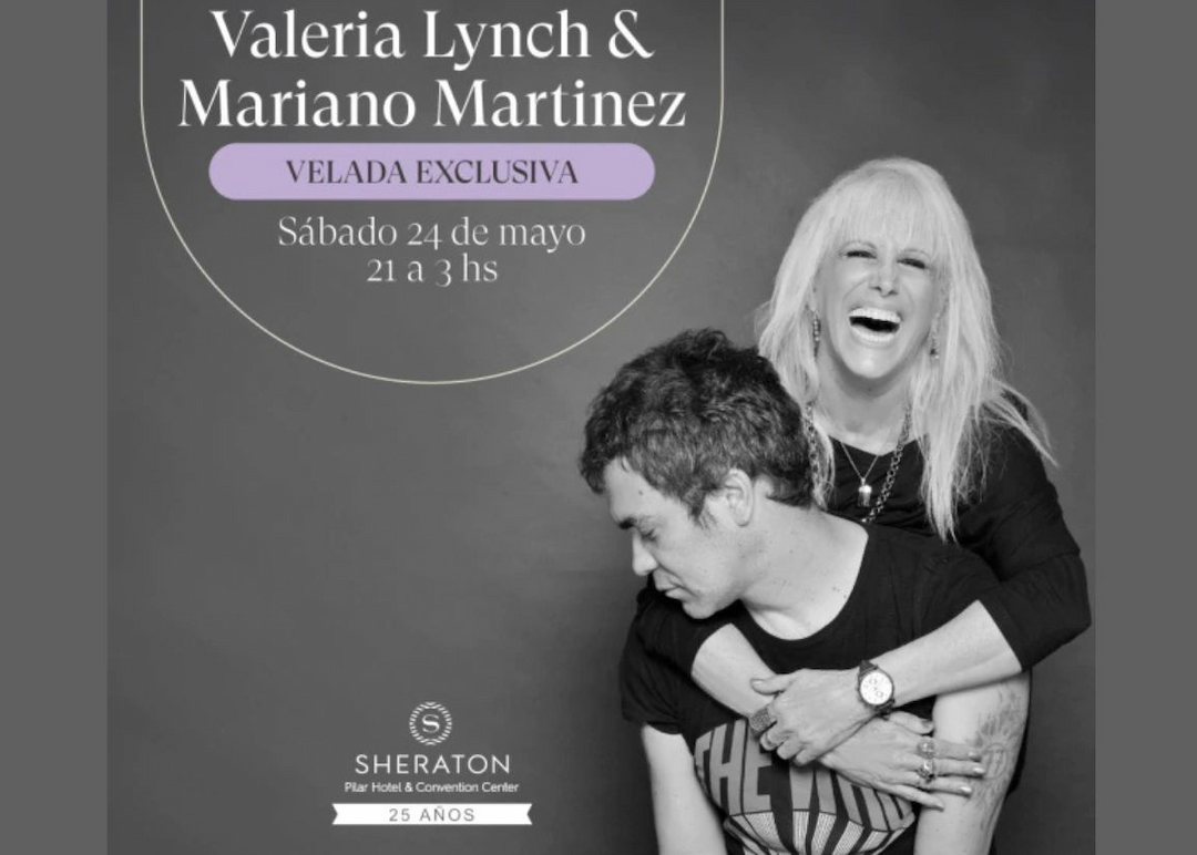 Portada de Sheraton Pilar presenta una velada exclusiva con Valeria Lynch y Mariano Martínez