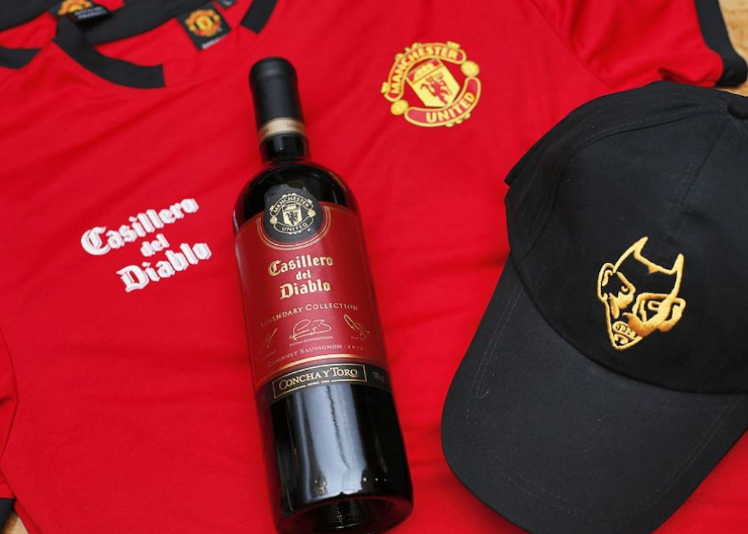 Portada de Casillero del Diablo celebra al Manchester United con Legendary Collection