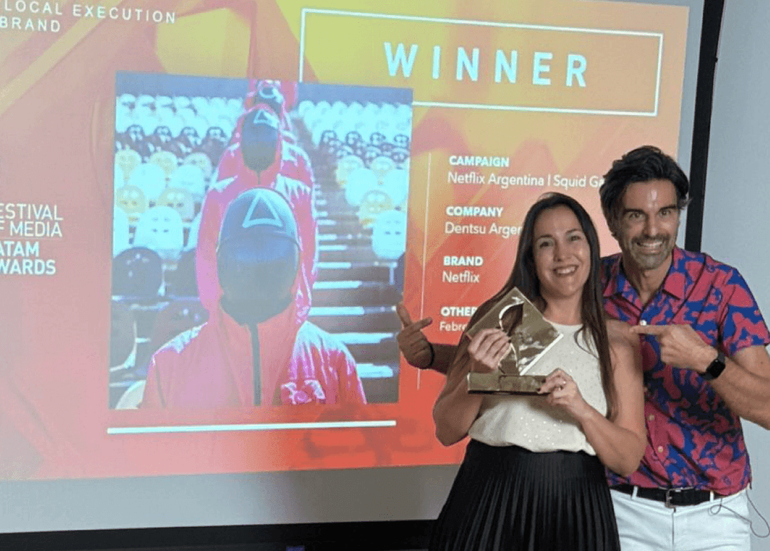 Portada de Dentsu Argentina Gana Oro en FOMLA 2025 por el lanzamiento de la segunda temporada de "El juego del calamar"