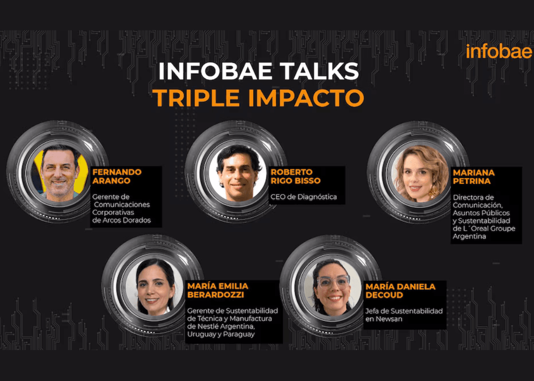 Portada de Agostina Scioli presenta un nuevo episodio de Infobae Talks Triple Impacto