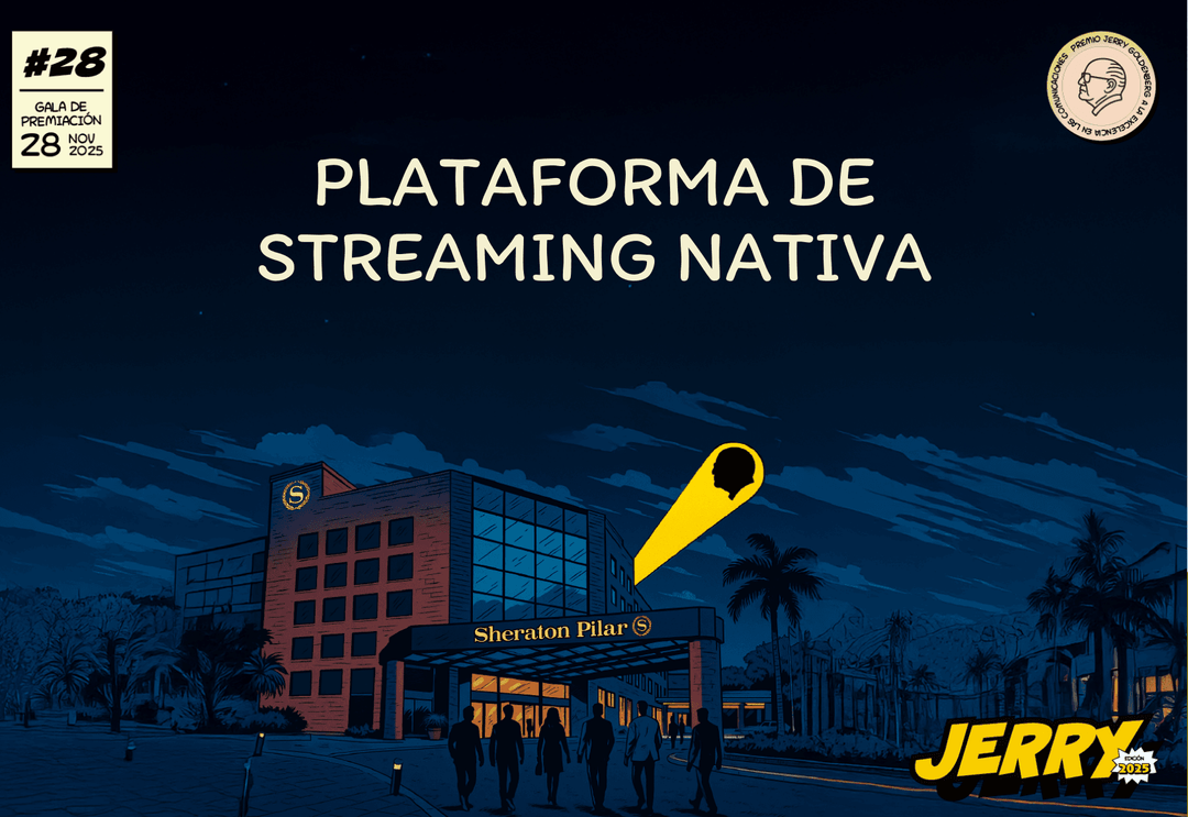Portada de Premios Jerry 2025 - Plataforma de Streaming Nativa