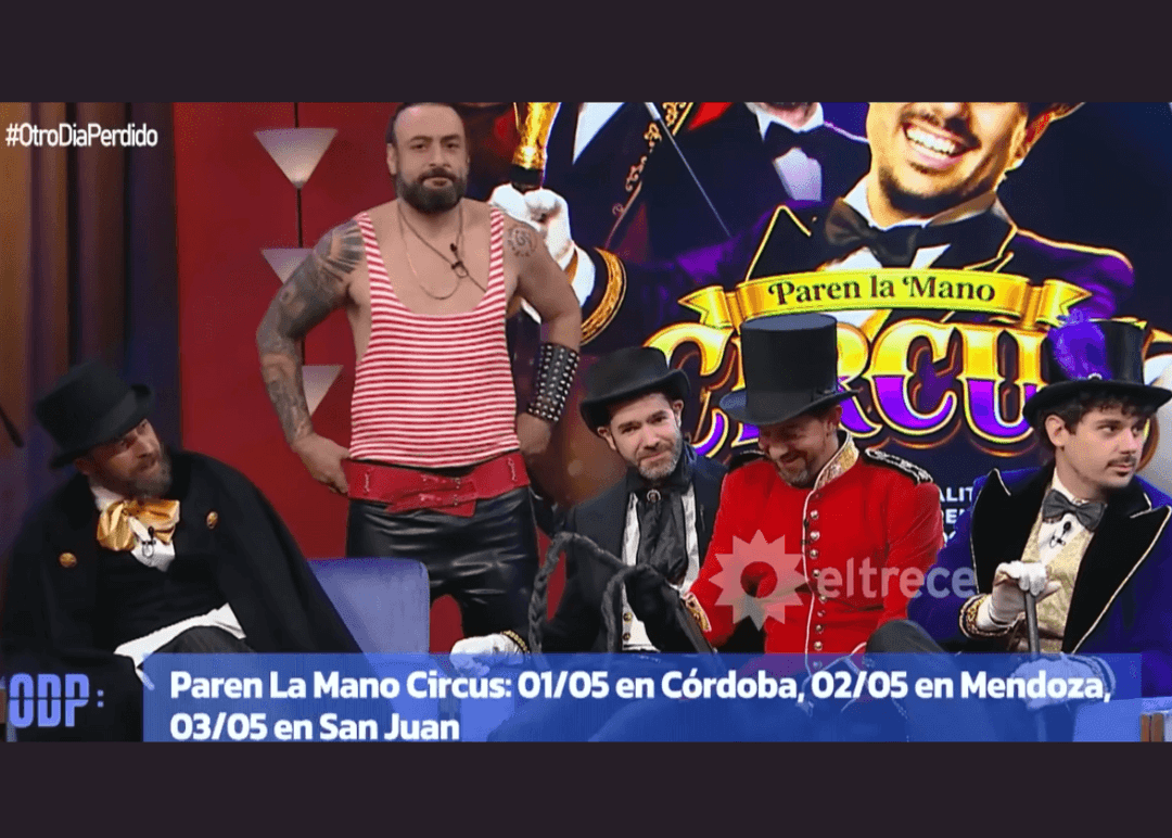 Portada de Luquita Rodríguez y PLM con Paren la Mano Circus, de gira por el interior