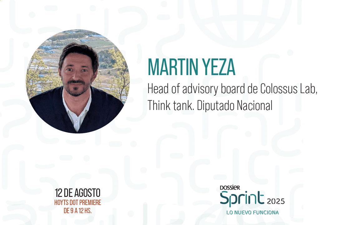 Portada de Martin Yeza en Dossier Sprint 2025