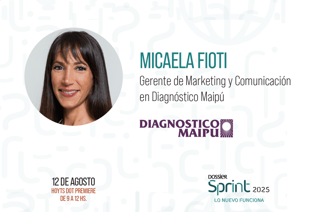 Portada de Micaela Fioti en Dossier Sprint 2025