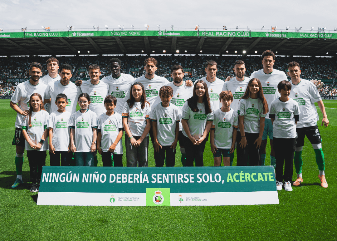 Portada de Almacén Barcelona y El Real Racing Club crean la acción “Niños abandonados"