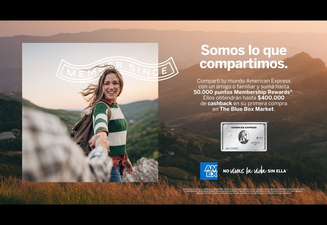 Portada de American Express lanzó su programa de referidos con la campaña “Somos lo que compartimos”