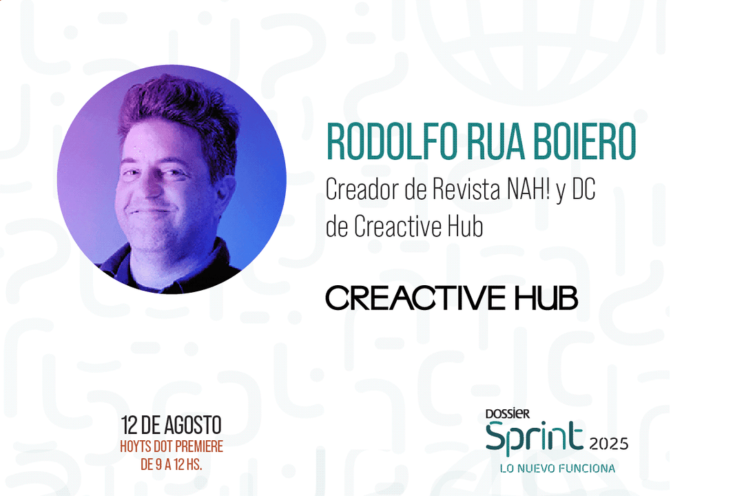 Portada de Rodolfo Rua Boiero en Dossier Sprint 2025