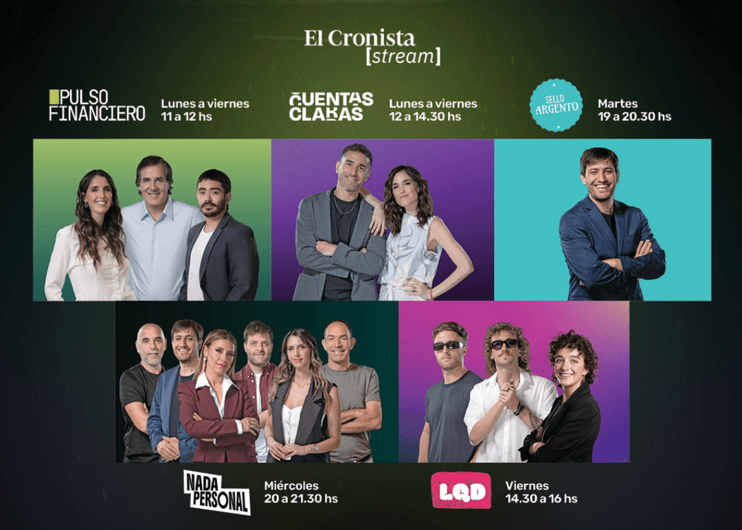 Portada de El Cronista agranda “El Cronista Stream” 