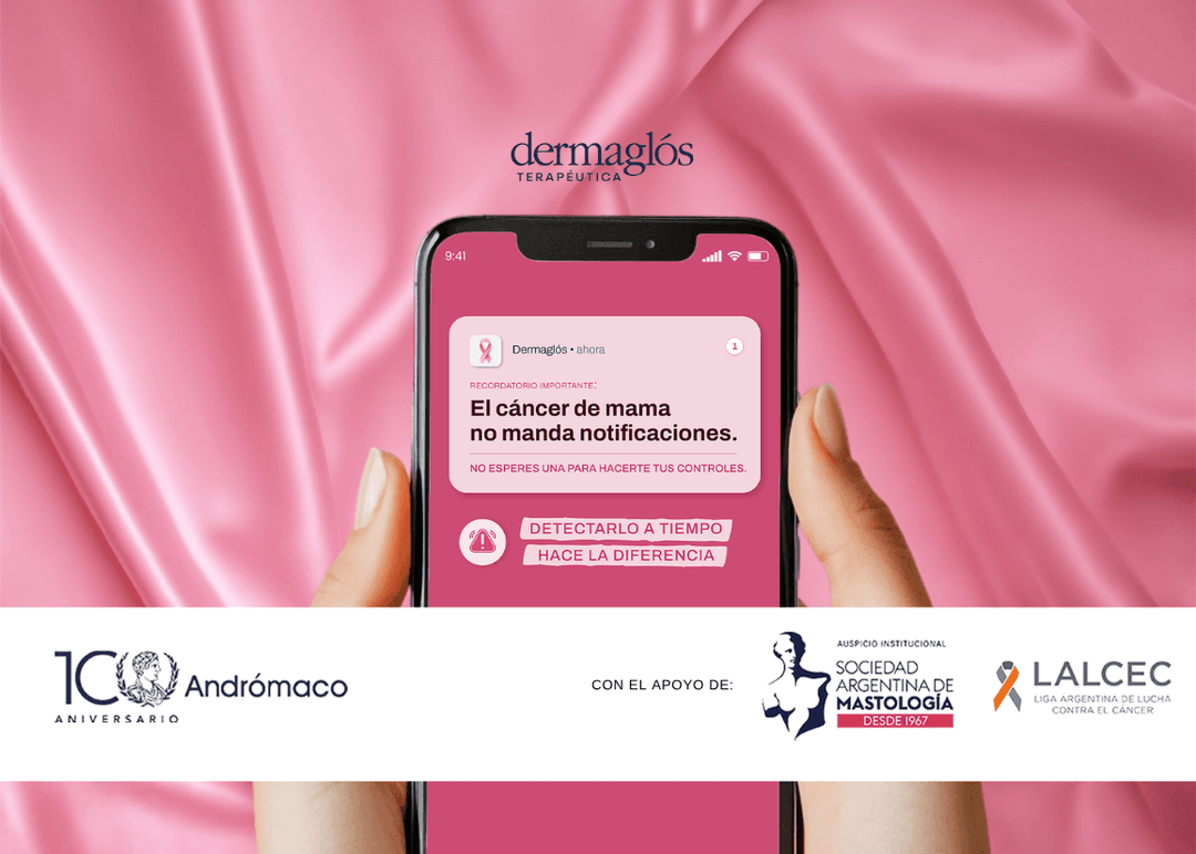Portada de Dermaglós Terapéutica concientiza sobre la detección temprana del cáncer de mama