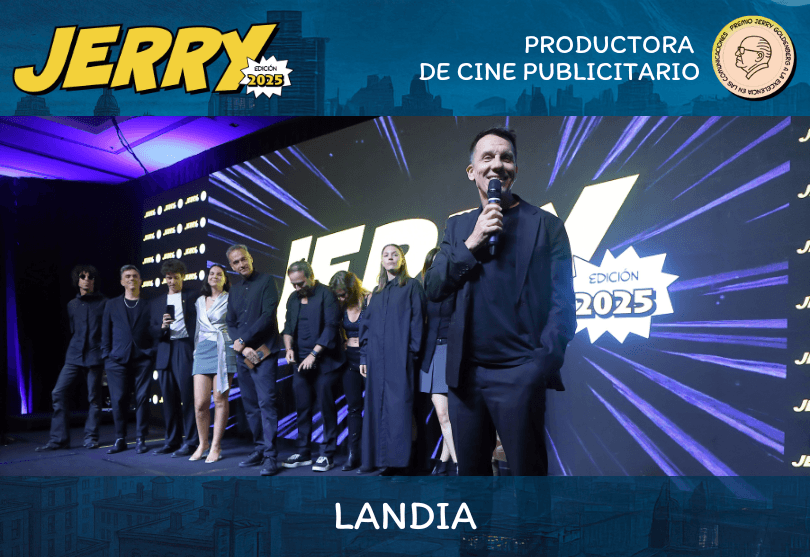 Portada de Adrián D’Amario, Managing Partner de LANDIA, ganadores como Productora de Cine Publicitario