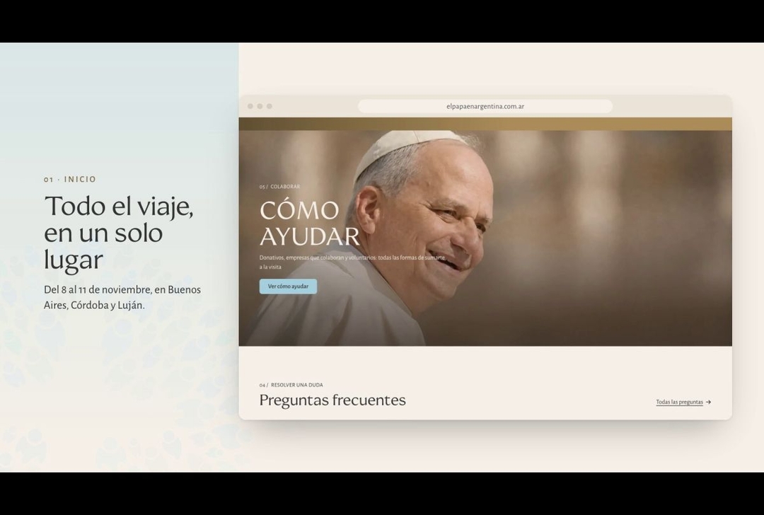 Portada de Hoopla desarrolló la plataforma digital para la visita del Papa a la Argentina