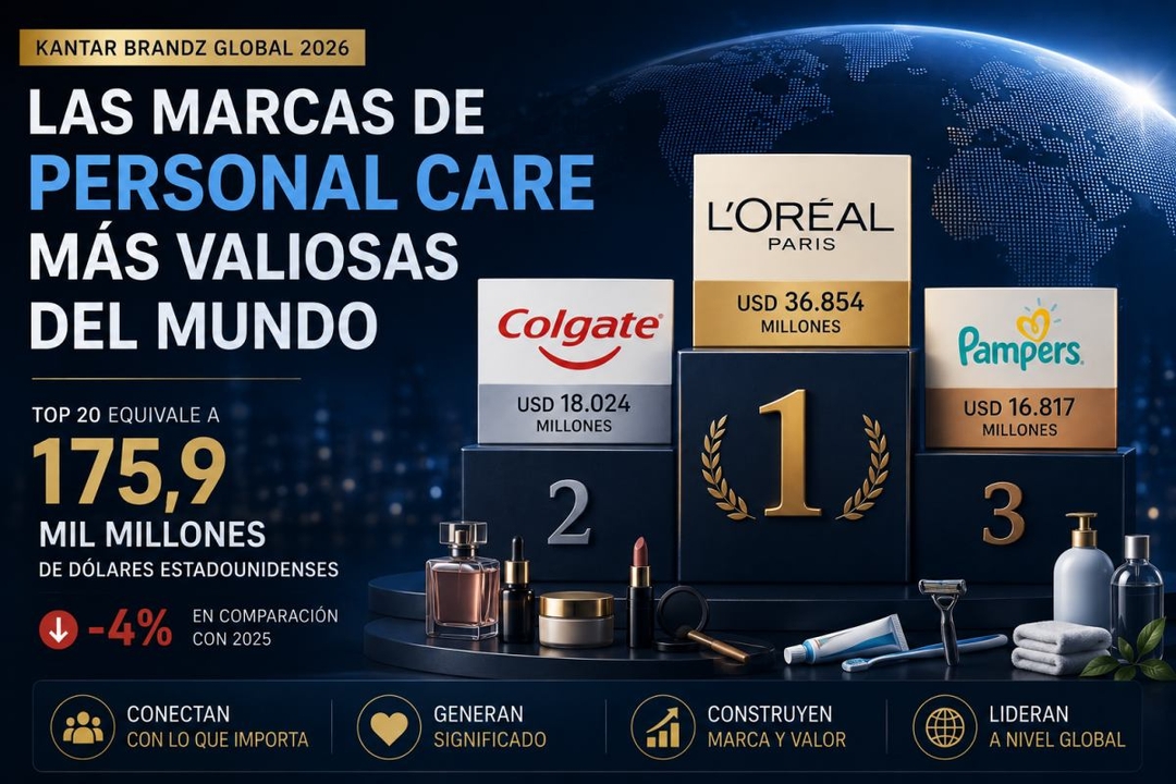 Portada de Kantar BrandZ 2026: el top 20 de las marcas de Personal Care más valiosas del mundo 