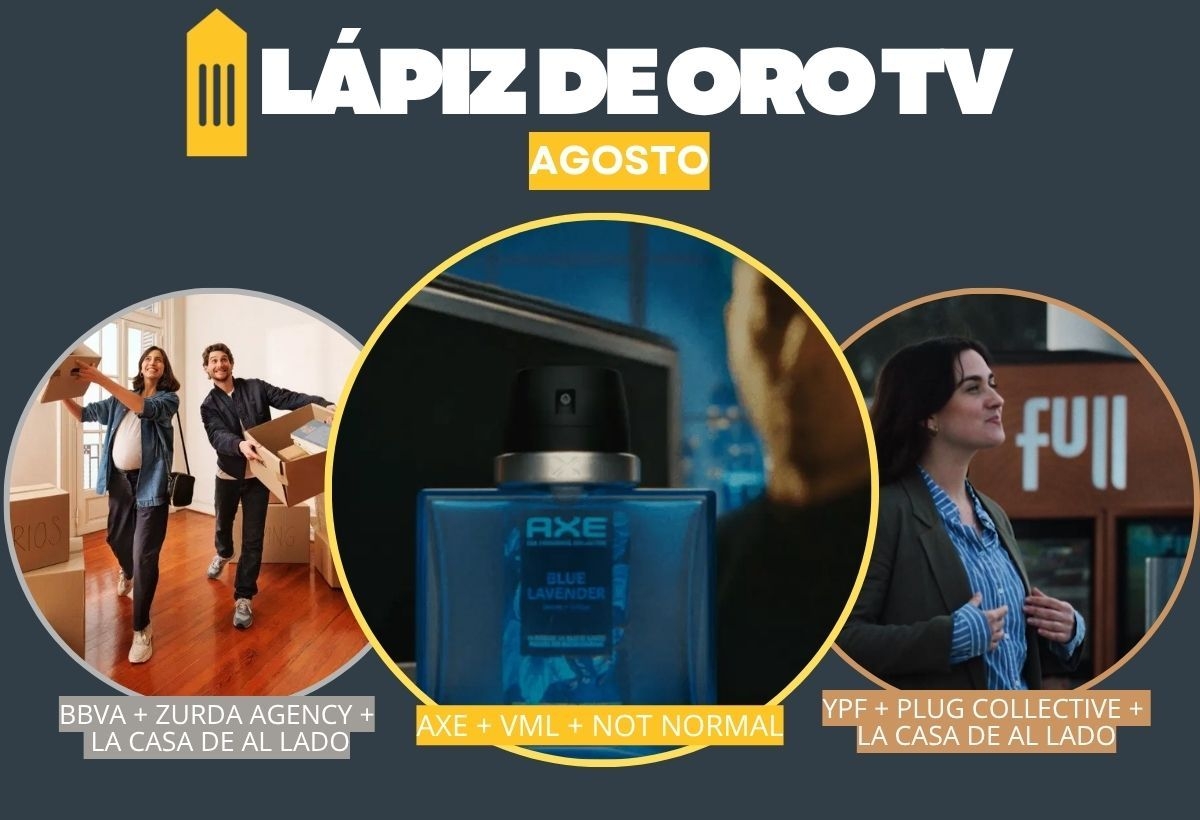 Portada de Axe, VML y Not Normal ganan el Lápiz de Oro de TV de Agosto