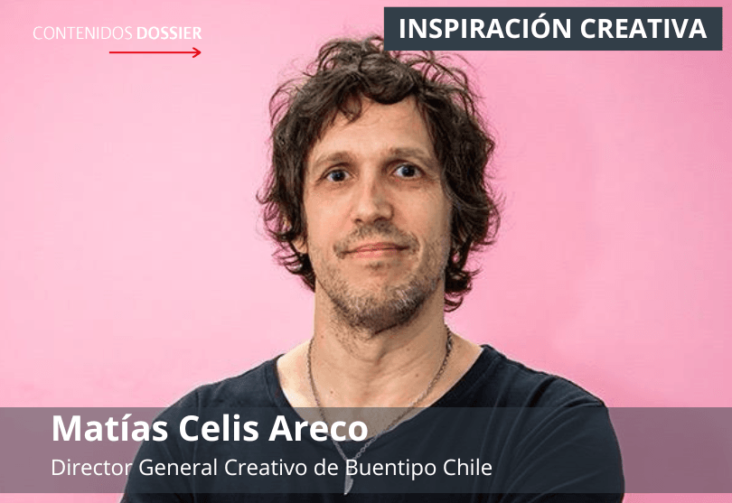 Portada de Inspiración Creativa por: Matías Celis Areco, Director General Creativo de Buentipo Chile