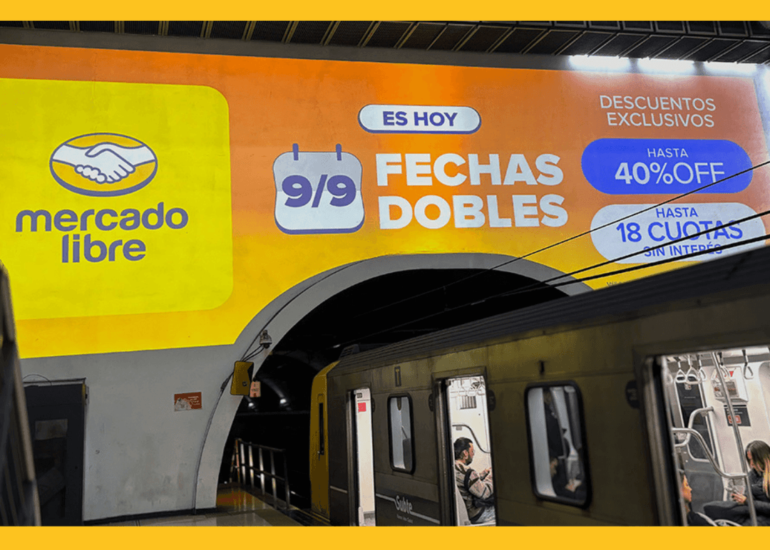 Portada de Mercado Libre convirtió a Buenos Aires en su propia tienda junto a Grupo Vía 