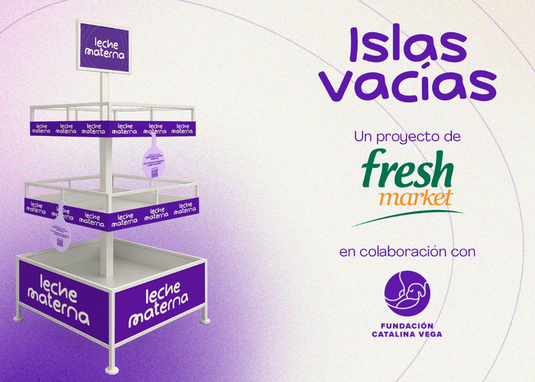 Portada de Costa Rica: One Agency convierte una crisis de leche materna en un llamado con góndolas vacías