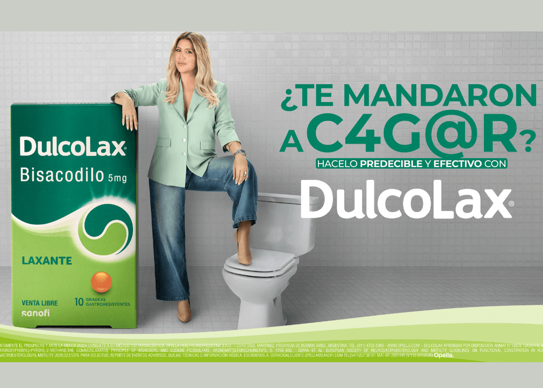 Portada de Opella y McCann Buenos Aires presentan “Váyanse a c4g@r”, la nueva campaña de DulcoLax Argentina junto a Wanda Nara