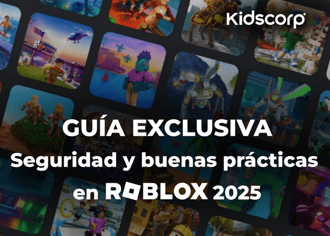 Portada de Kidscorp presenta una guía de seguridad y buenas prácticas en Roblox