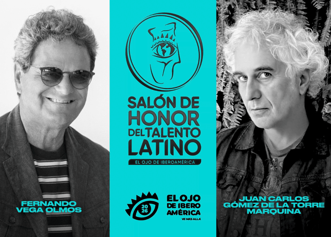 Portada de Fernando Vega Olmos y Juan Carlos Gómez de la Torre ingresan al Salón de Honor del Talento Latino de El Ojo 2026