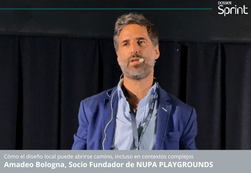 Portada de Las charlas de Dossier Sprint 2025: Amadeo Bologna de NUPA PLAYGROUNDS