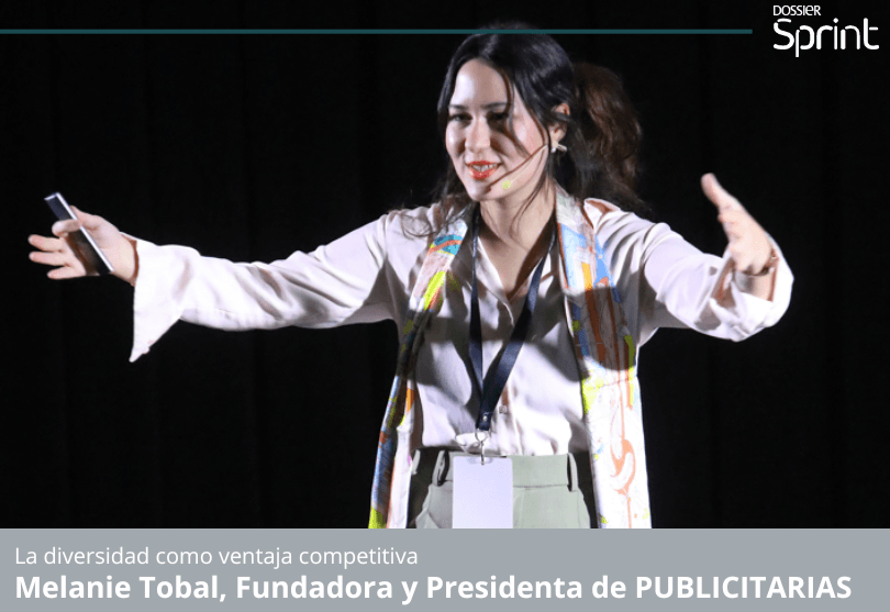 Portada de Las charlas de Dossier Sprint 2025: Melanie Tobal de PUBLICITARIAS