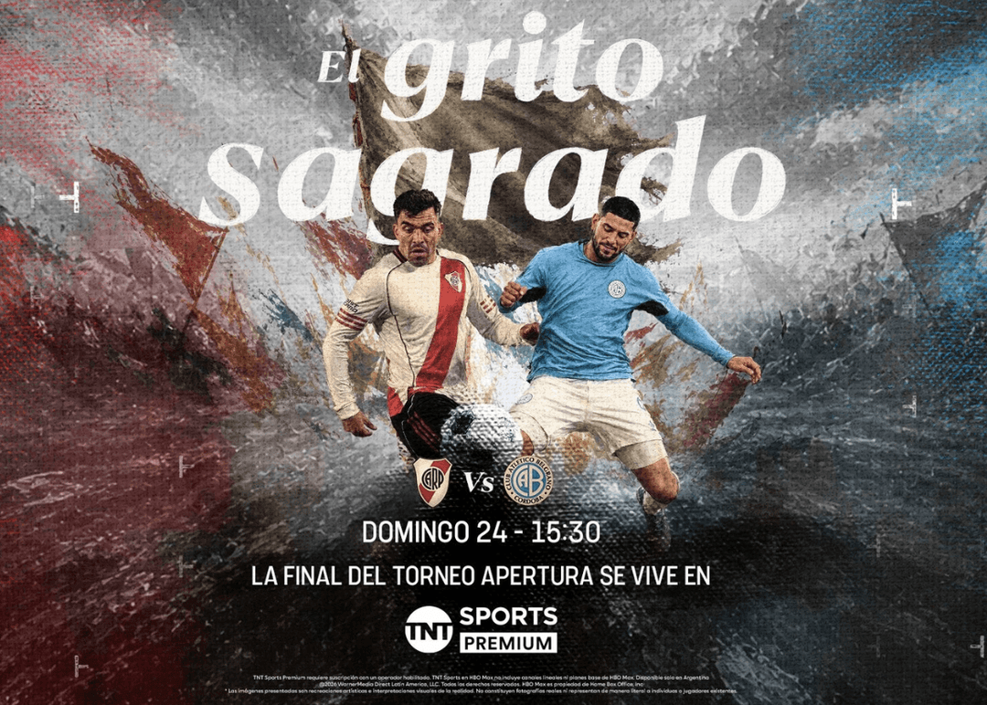 Portada de TNT Sports presenta “La Revolución de la Final”, su nueva campaña para el encuentro que consagrará al campeón del Torneo Apertura
