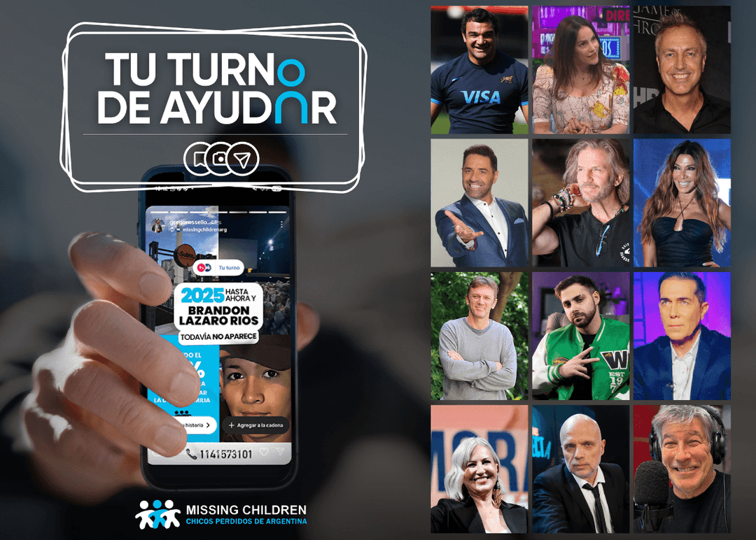 Portada de di Paola Latina y Missing Children proponen tu turno de ayudar 