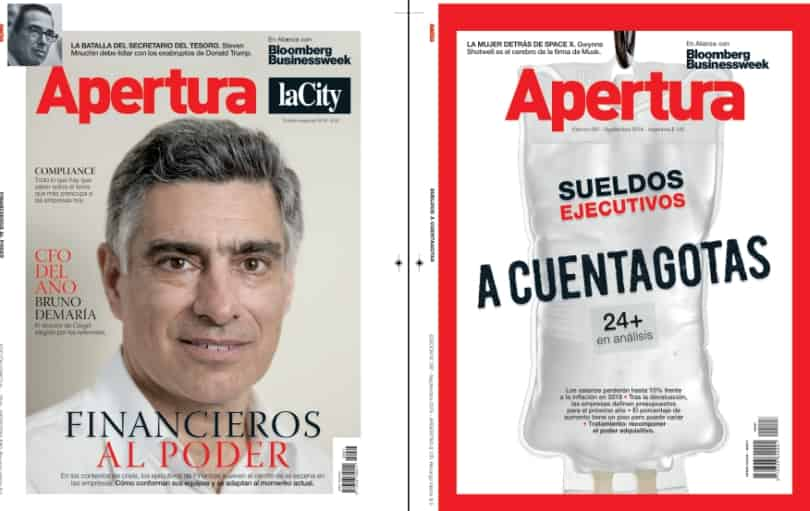 Portada de Los temas de la próxima edición de la revista Apertura