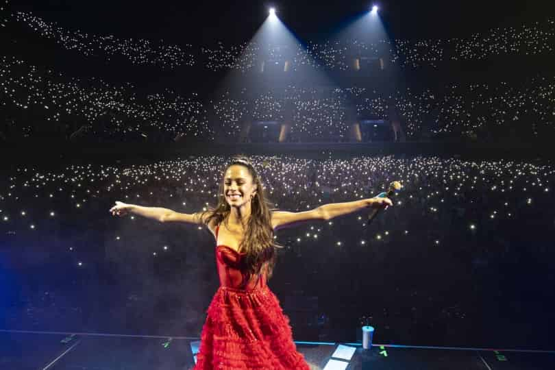 Portada de Con un show de Tini, se inauguró el viernes el Movistar Arena