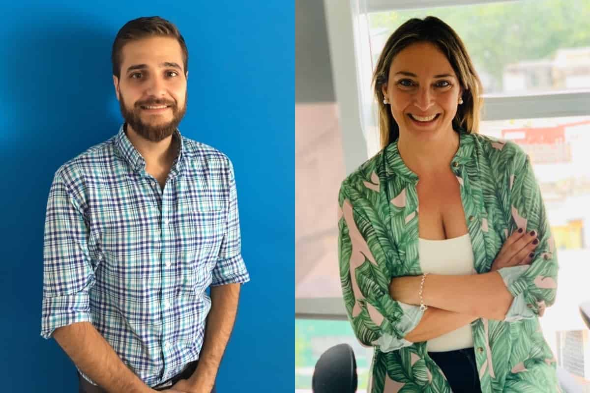 Portada de Juan Cruz Albisetti y María Noel Ertorteguy se incorporaron al equipo comercial de Atlántida.